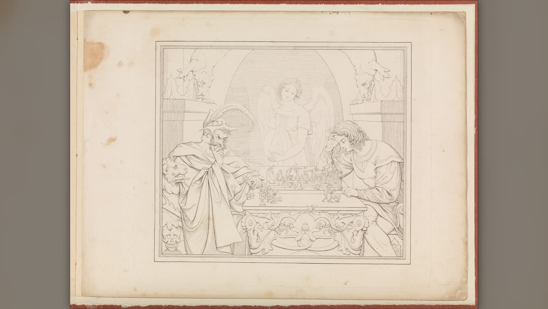 4. Moritz Retzsch: The Chess Players