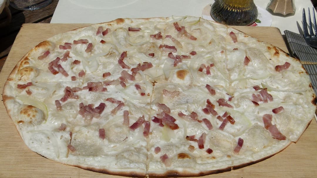 8. Flammkuchen (Tarte Flambée)