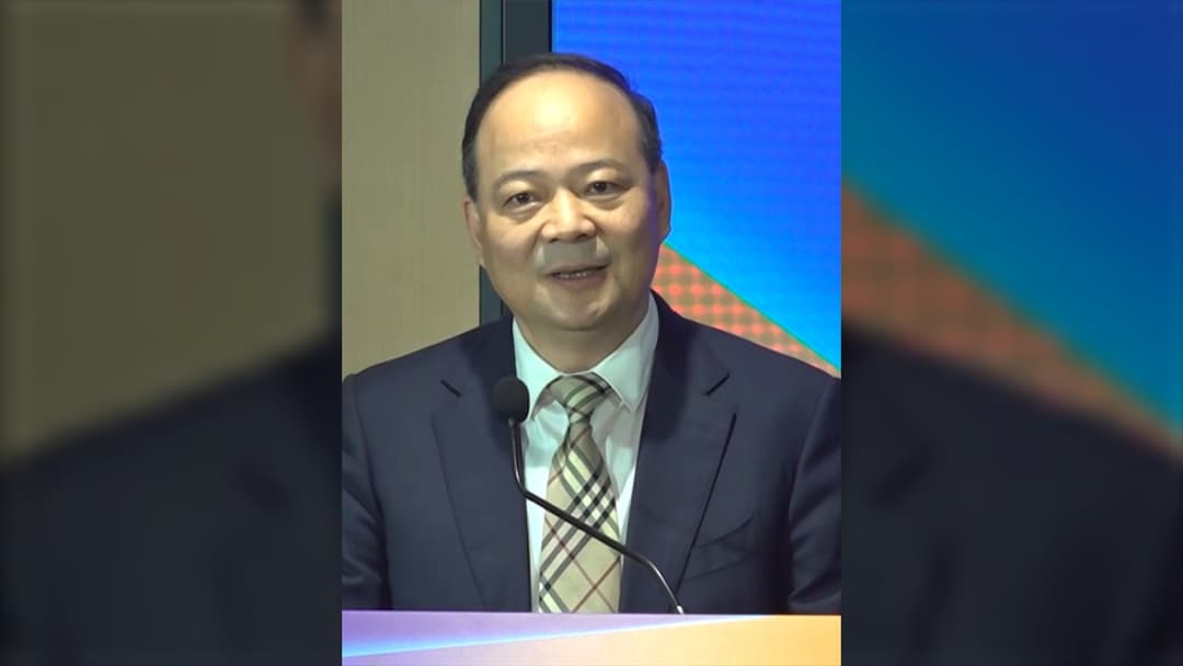 Portrait of CATL founder and chairman Robin Zeng