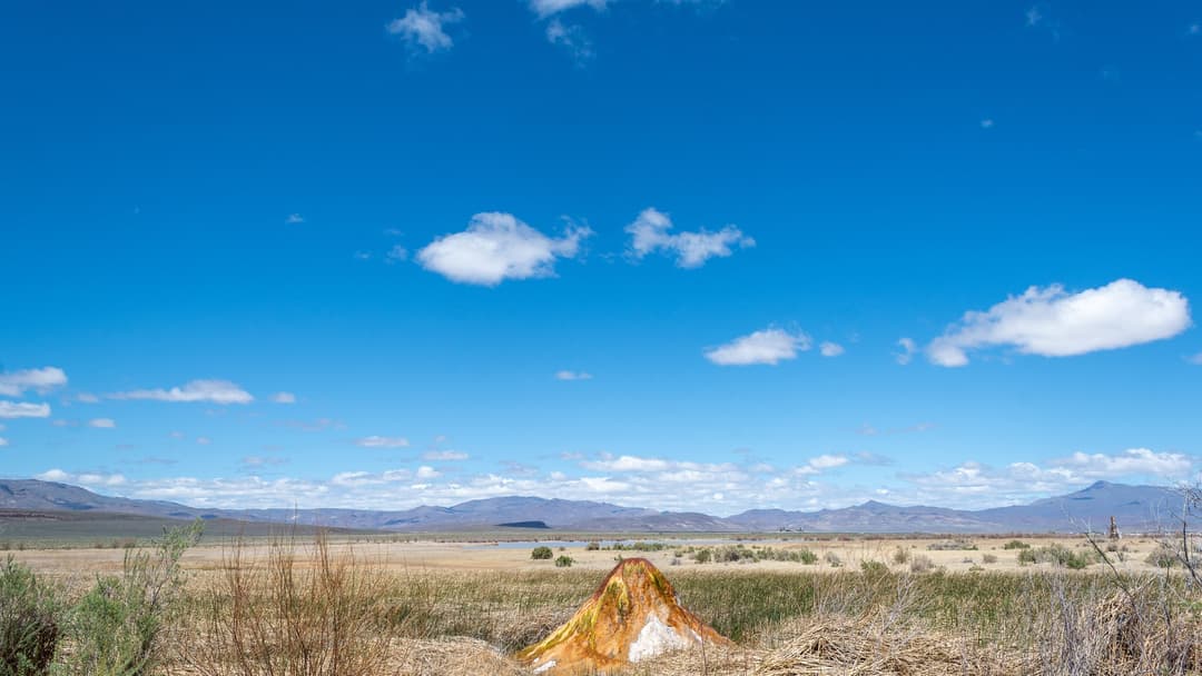 2. Fly Geyser Mineral Cone: 3.7 Meters Wide