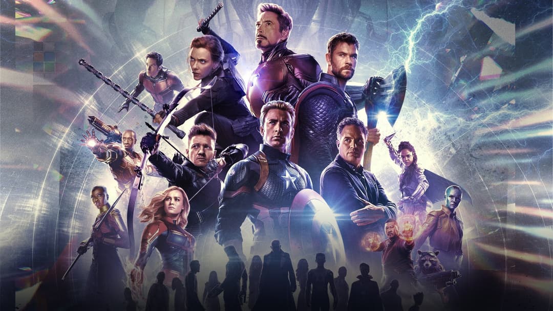 Official theatrical still from Marvel Studios' Avengers: Endgame featuring Earth's Mightiest Heroes.