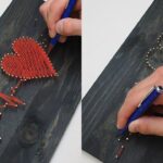 DIY String Art - String Artist Create Beautiful Heart Design || WooGlobe
