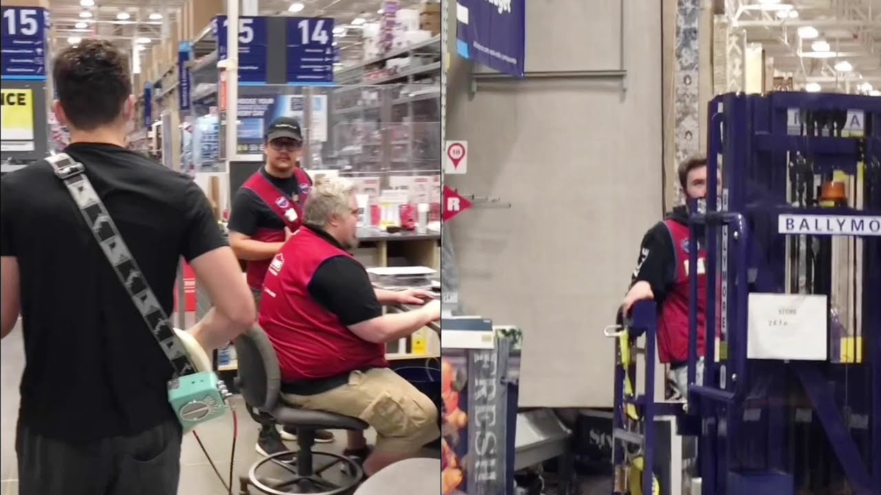 Guitarist Plays the 'Home Depot' Song at Lowe's || WooGlobe Funnies