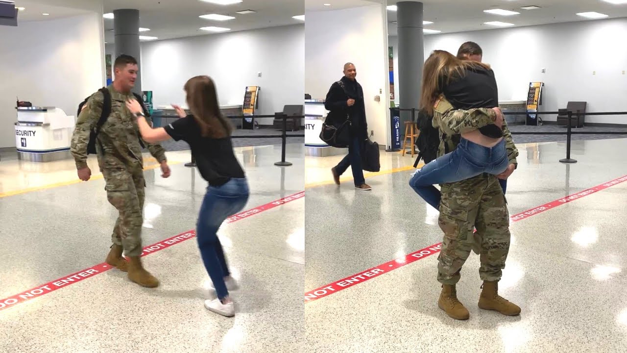 Emotional Military Reunion of Couple After 7 Months || WooGlobe